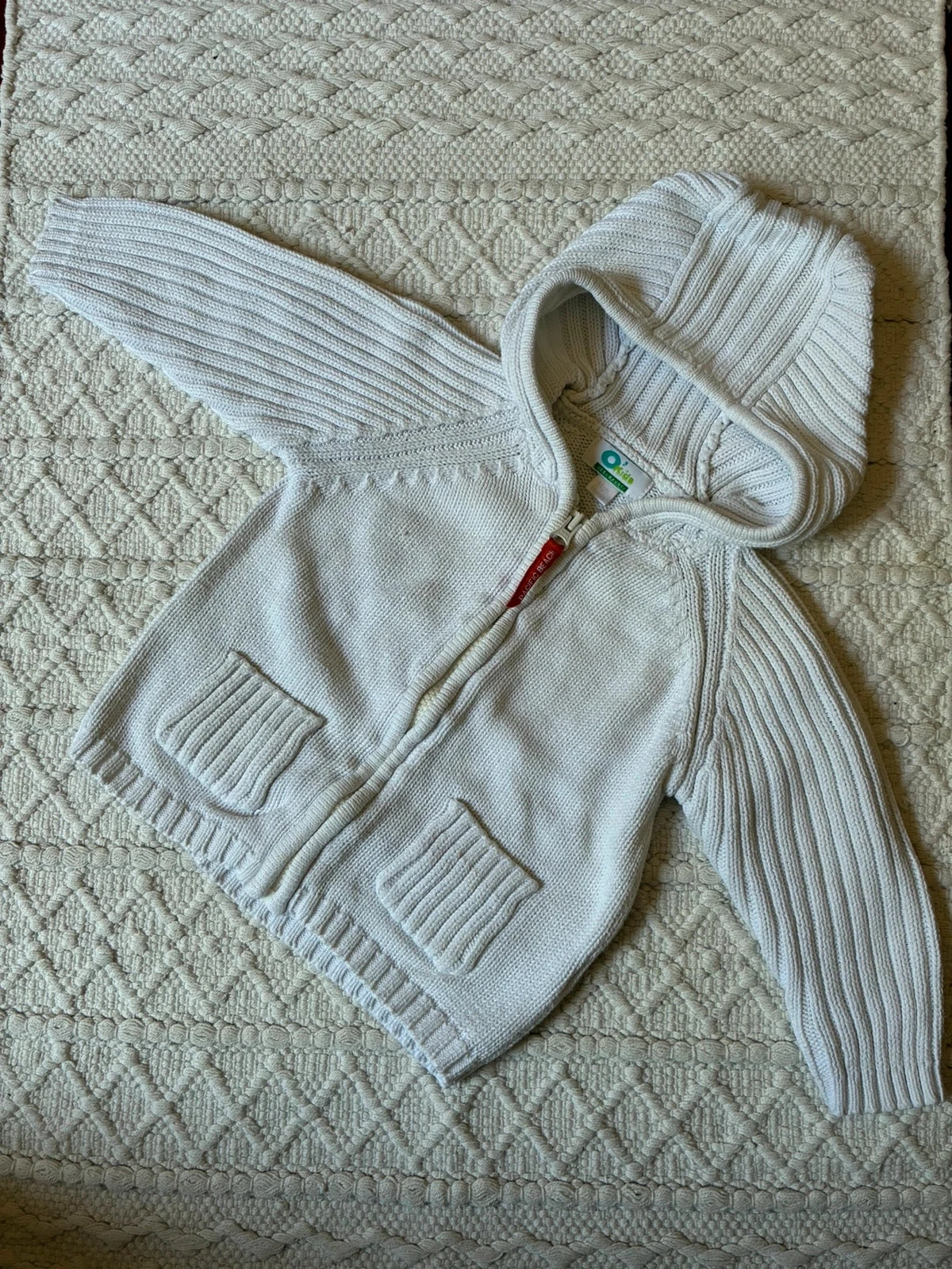 Gilet zippé à capuche en coton 18 mois Vertbaudet